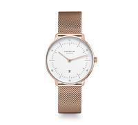 STERNGLAS - NAOS XS - weiß - roségold - milanaise - roségold / 33MM