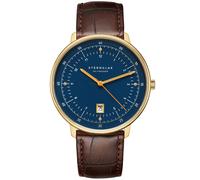 Sternglas S01-HH07-HE01 Herrenuhr Quarz Hamburg Dunkelblau/Goldfarben
