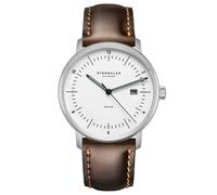 Sternglas S01-NS01-BR03 Herrenuhr Naos Solar Dunkelbraun/Weiß