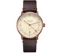 Naos Automatik alabaster bronze - Leder - Vintage mokka