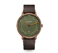 Sternglas - Sternglas-Analoguhr-S01-NXT35-VI17 braun