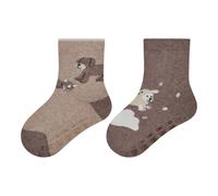 Sterntaler 2er-Pack ABS-Socken Tiere 19 braun/beige