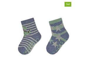 Sterntaler 2er-Set: ABS-Socken in Blau - Größe 18 | Babysocken Strumpfhosen