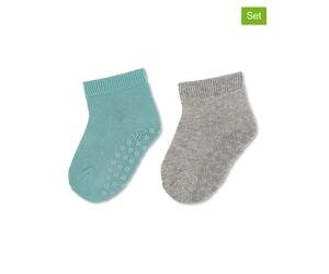 Sterntaler 2er-Set: ABS-Socken in Blau - Größe 18 | Babysocken Strumpfhosen