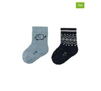 Sterntaler ABS-Krabbelsöckchen Doppelpack Elefant blau - Junge,Mädchen - Gr. 17/18