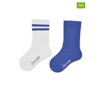 Sterntaler Active Socken lang Doppelpack Coolmax kobaltblau - Junge,Mädchen - Gr. 33/34
