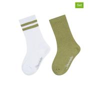Sterntaler® 2er-Set: Socken in Khaki - Größe 34 | Kinder Socken Strumpfhosen