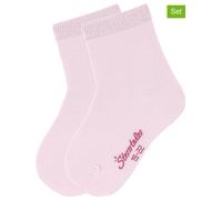 Sterntaler 2er-Set: Socken in Rosa - Größe 19-22 | Babysocken Strumpfhosen
