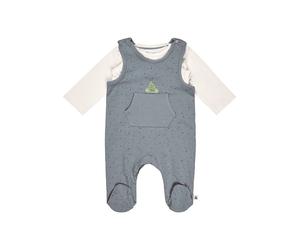 Sterntaler 2tlg. Outfit in Grau - Größe 56 | Strampler