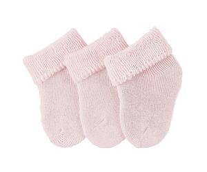 Sterntaler 3er Pack Erstlingssocken mit Umschlag Vollplüsch - Rosa - Gr. 0 - 4 Monate