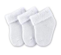 Sterntaler Erstlingssöckchen 3er-Pack weiß - Mädchen,Junge - Gr. Newborn (0 - 6 Monate)