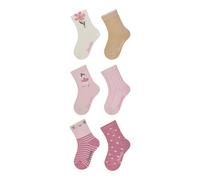 Sterntaler 6er-Pack Socken Blume Ballerina 19 natur/rosa