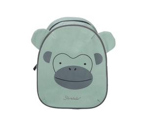 STERNTALER 9602374 Rucksack Affe Albert in grün mit 3D-Ohren, 4,5L, steingrün