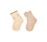 Sterntaler 2er-Pack ABS-Krabbelsocken Bär 21 natur/beige