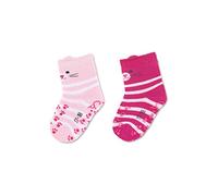 Sterntaler Krabbelsöckchen, Rosa, Textil, Katze, Gr. 17/18, ABS-Socken, Krabbelsocken, Babykleidung, Babysocken & Babystrumpfhosen
