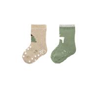 Sterntaler ABS-Söckchen Doppelpack Weihnacht beige melange - Junge,Mädchen - Gr. 17/18