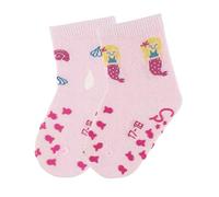 Sterntaler ABS-Krabbelsöckchen, Doppelpack, Meerjungfrauen-Motiv, Größe: 18, Rosa