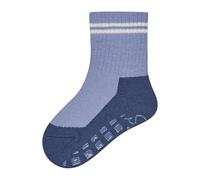 Sterntaler ABS Socken Active - Baby- und Kinder ABS Socken mit Coolmax-/Wolle-Mix, Rippenmuster, Innenfrottee, klimaregulierend, atmungsaktiv, antibakteriell, Lilablau, Größe 30