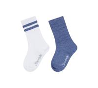 Sterntaler Unisex Doppelpack Active Socken Lang DP Coolmax, Jeansblau Mel, 30