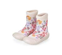 Sterntaler Adventure -Socks Blüten für Mädchen - Babysocken mit Gummisohle - Adventure Socks mit Motiv - ecru, 24