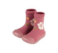 Sterntaler Adventure Socks Blumen - Baby und Kindersocken mit profilierter Gummisohle - bequeme Sockenschuhe aus schnelltrocknendem Material - Mädchen Indoor Outdoor Schuhe - rosenholz, Größe 24