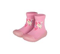 Sterntaler Adventure Socks Einhorn - Babysocken mit transparenter profilierter Gummisohle, herausnehmbarer Innensohle, hochgezogener Zehenkappe und Einhorn-Motiv, Perlrosa, Größe 20