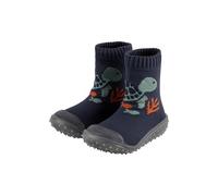 Sterntaler Adventure Socks Schildkröte - Baby und Kindersocken mit profilierter Gummisohle - bequeme Sockenschuhe aus schnelltrocknendem Material - Jungen Indoor Outdoor Schuhe - blau, Größe 26