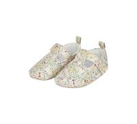 Sterntaler Baby Ballerinas Blumen - Baby Schuhe aus Canvas mit Klettverschluss - Kleinkind Mädchen Schuhe mit Rutschfester Sohle, zartrosa, Größe 22