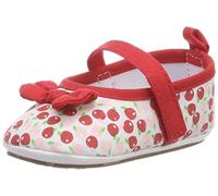 Sterntaler Baby-Ballerinas mit Klettverschluss und rutschfesten Sohlen für Mädchen, Alter: 12-18 Monate, Größe: 20, Farbe: Rot (Feuerrot), Art.-Nr.: 2301807