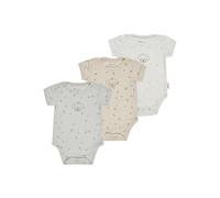 Sterntaler Baby Body 3er Pack - Unisex - Body Mehrfachpack mit durchgehendem Schulterknopfverschluss und Kurzarm - Jerseybody mit Motiv Pfoten und Hund Lucky Print