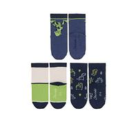 Sterntaler Baby-Jungen 3er-Pack Drache/Dinos Söckchen, blau, 17/18