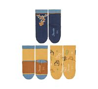 Sterntaler Baby-Jungen 3er-Pack Drache/Dinos Söckchen, Marine, 17-18 EU