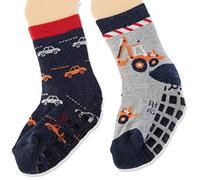 Sterntaler Baby-Jungen Abs-söckchen Dp Bagger+Autos Socks Socken, Marine, 17-18