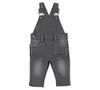 Sterntaler Baby Jungen Baby Latzhose Latzhose Softdenim Babyhose - Baby Latzhose - aus elastischer Sweat Denim - dunkelgrau, 56