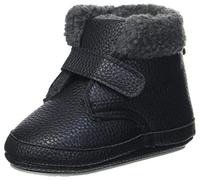 Sterntaler Baby Jungen Baby-Schuh Uni - Babystiefel, Babystiefelchen - Mid-Top Babyschuh mit Kunststoff Sohle rutschfest - marine