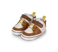 Sterntaler Baby Jungen Baby Schuhe Babyschuh Colormix - Babyschuhe, Krabbelschuhe Baby, Baby Schuhe - mit rutschfester Sohle - kaffee, 18
