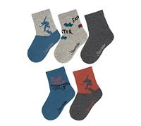 Sterntaler Baby - Jungen Baby Socken Söckchen 5er-pack, Hellgrau Meliert, 22