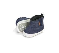 Sterntaler Baby Jungen Babyschuh - Babystiefel, Babystiefelchen - Low-Top Babyschuh mit Kunststoff Sohle rutschfest - marine, 18