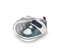 Sterntaler Baby Jungen Babyschuh Colormix - Babyschuhe, Krabbelschuhe Baby - mit rutschfester Sohle - mittelblau, 17/18