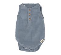 Sterntaler Baby - Jungen Body Ärmellos Musselin Body, Hellblau, 56