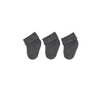 Sterntaler Baby - Jungen Erstlingssöckchen 3er-pack Socken, Anthrazit Melange, 0 Monate