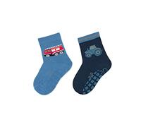 Sterntaler Baby Jungen Fliesen Socken Baby ABS-Söckchen Doppelpack Feuerwehr