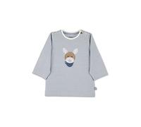 Sterntaler Baby - Jungen Gots Langarm-shirt Gestreift, Hellblau, 50 EU