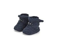 Sterntaler Baby Jungen Hausschuhe Baby Baby-Stiefel Melange Babyschuh - Hausschuhhe Baby - Mid-Top Babyschuh mit Gummi Sohle - marine, 20