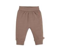 Sterntaler Baby Jungen Hose Baby GOTS Hose Emmi - Baby Hose, Kinder-Hose, Baby-Hose - mit "Mitwachsbund" und Stickerei - braun, 50