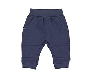Sterntaler Baby - Jungen Hose Baby Hose Jersey mit Kniesteppung, Marine, 56