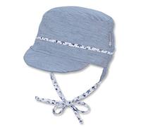 Sterntaler Baby Jungen Kopftuch Winter Hut, Blau, 49 EU