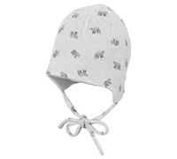 Sterntaler Baby - Jungen Mütze Baby Beanie Mütze Eisbären, hellgrau, 43