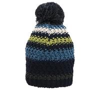 Sterntaler Baby Jungen Mütze Baby Bommelmütze Streifenmuster Mütze - Mütze Baby, Kappe Kinder - gefüttert mit Baumwollfleece - Marine, 55