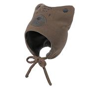 Sterntaler Baby - Jungen Mütze Baby Mütze Bär mit Ohren und Bindeband, beige, 47